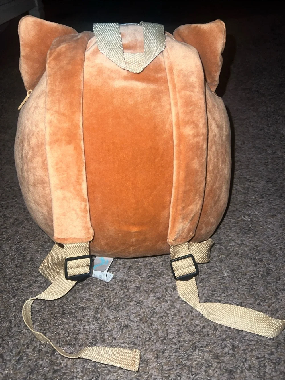 plush backpack, Squishmallows Regina the Corgi